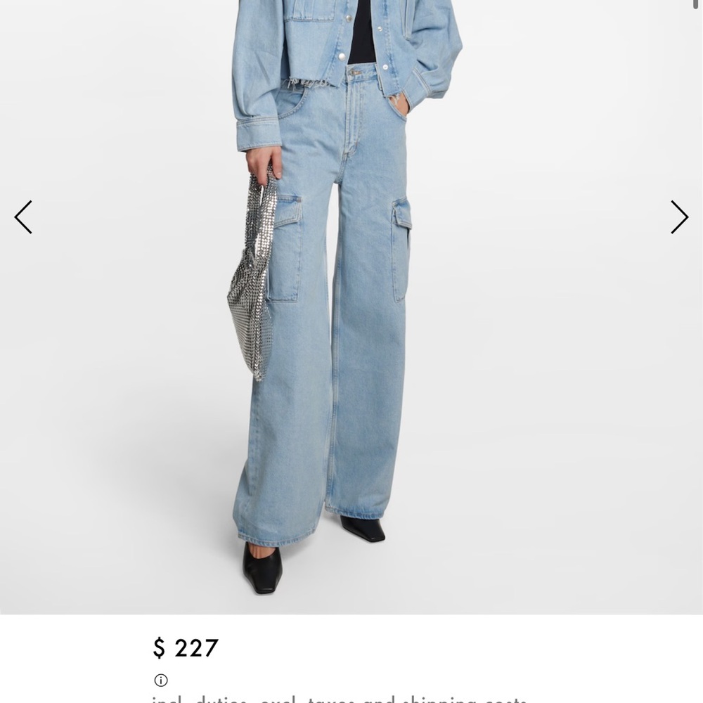 AGOLDE Minka denim cargo pants